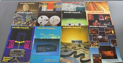 various-Studio Sound mags Jan 83 -  Dec 86